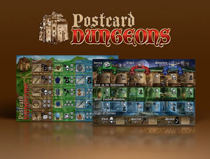Postcard Dungeons