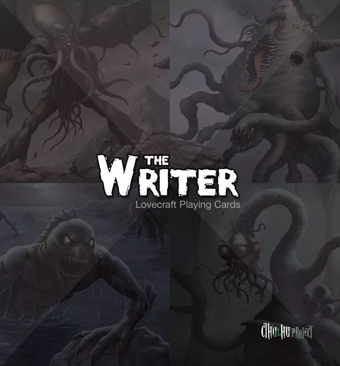 The Writer: Lovecraft Playing Cards