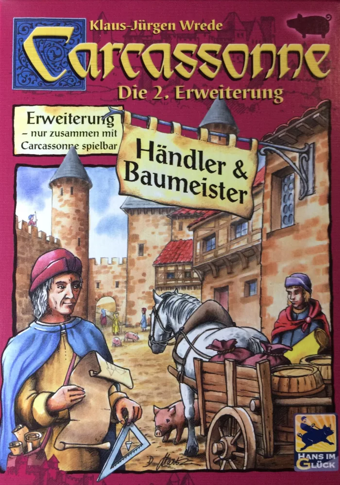 Carcassonne: 2. Erweiterung – Händler und Baumeister