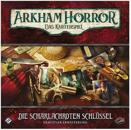 Arkham Horror: Das Kartenspiel – Die scharlachroten Schlüssel (Ermittler-Erweiterung)