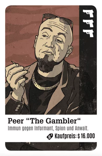 La Cosa Nostra: Peer "The Gambler" Promo Card