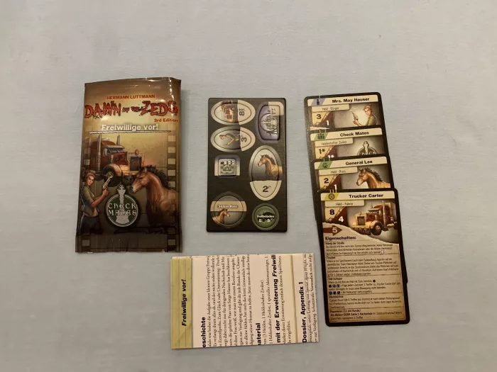 Dawn of the Zeds (Third Edition): Erweiterung #1 – Freiwillige vor!