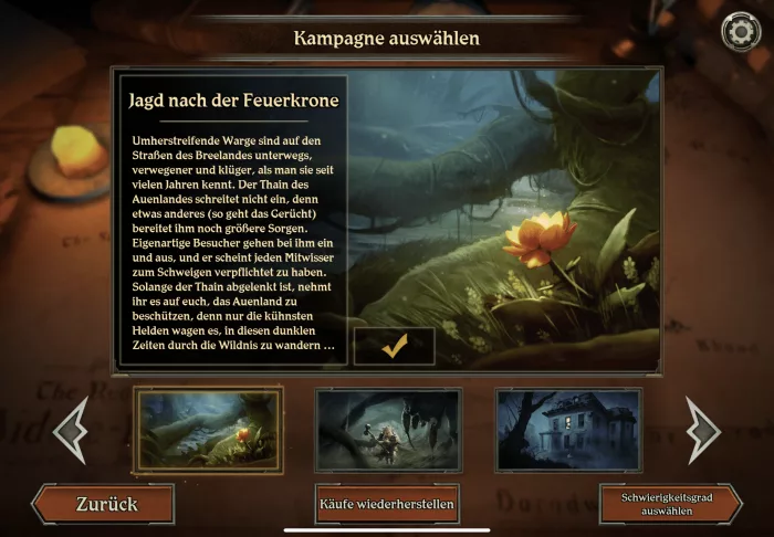 Der Herr der Ringe: Reise durch Mittelerde – Jagd nach der Feuerkrone