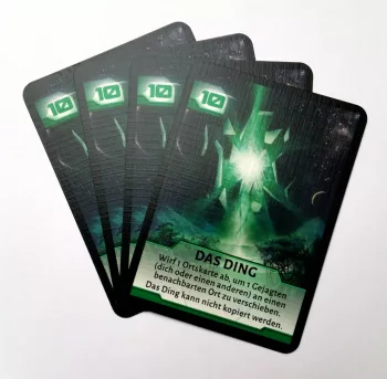Not Alone: The Green Artefact Promo Cards