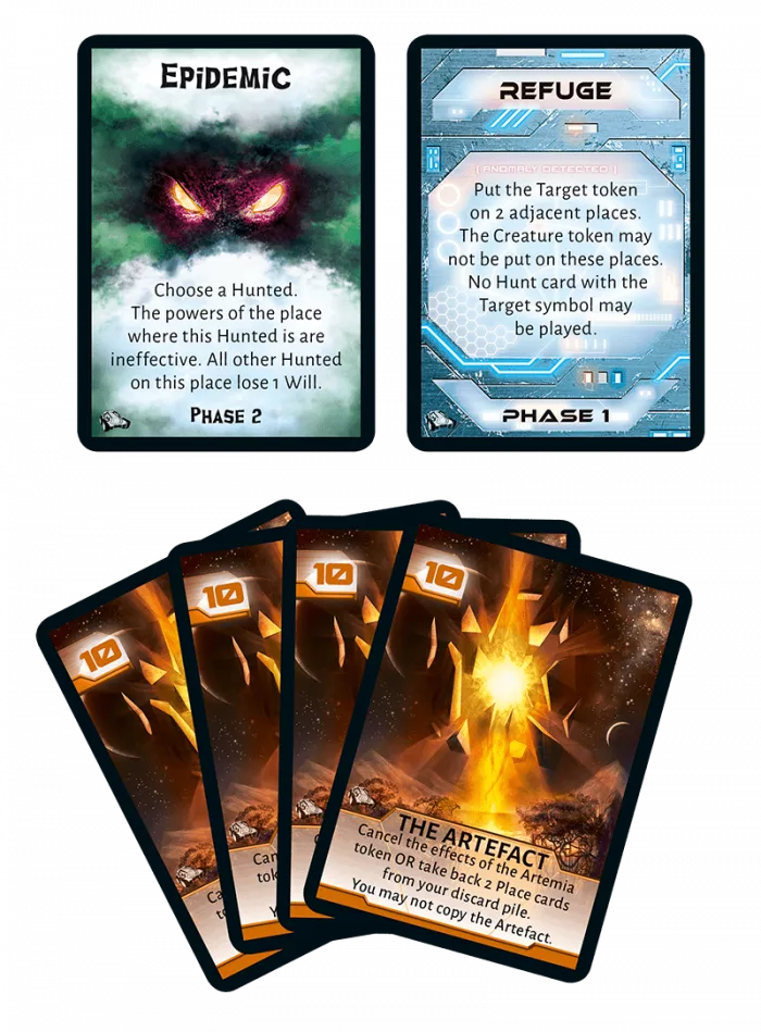 Not Alone: The Yellow Artefact Promo Cards