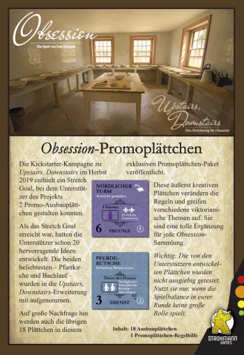 Obsession: Promoplättchen