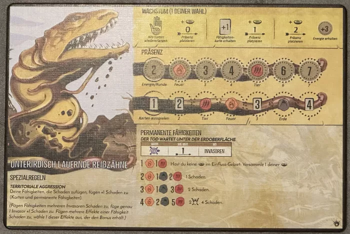 Spirit Island: Unterirdisch lauernde Reißzähne