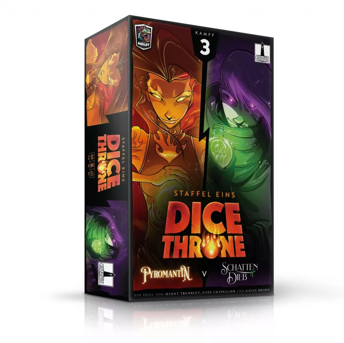 Dice Throne: Season One ReRolled – Pyromantin v. Schattendieb