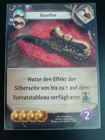 Die verlorenen Ruinen von Arnak: Saxofon Promo Karte