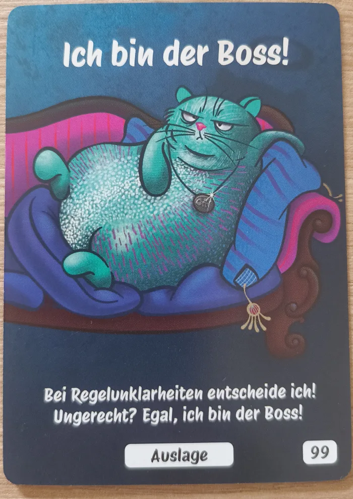 Ich habe Fertig: Ich bin der Boss! Promo Card