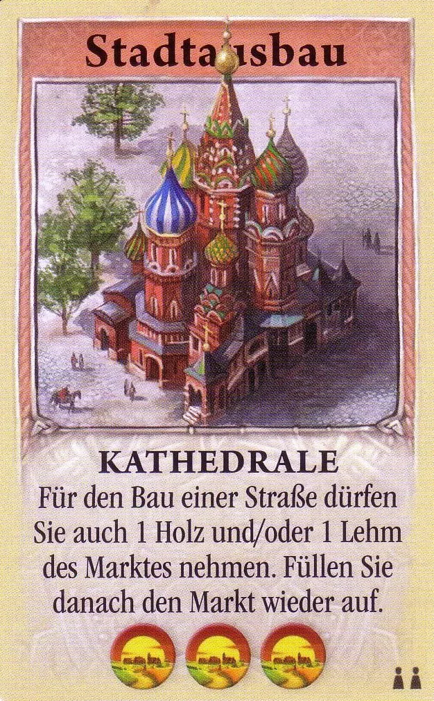 Die Siedler von Catan: Das schnelle Kartenspiel – Stadtausbau Kathedrale