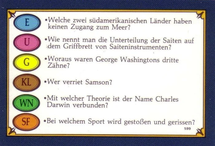Trivial Pursuit