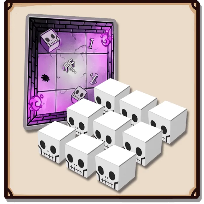 Dungeon Drop: Skelettwürfel